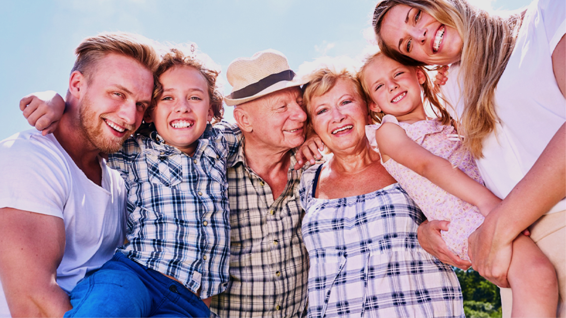 Family outside